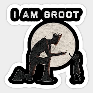 I am Groot Sticker